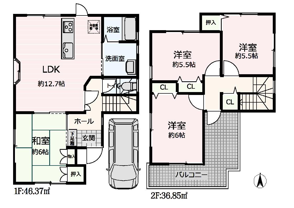 橿原市川西町　中古戸建　リフォーム済